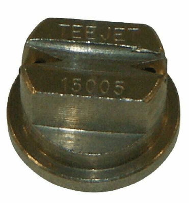 Pièces agricoles - Pièce Pulvérisateur - Buse à double jets TQ 150° 05 argent acier inoxydable TeeJet