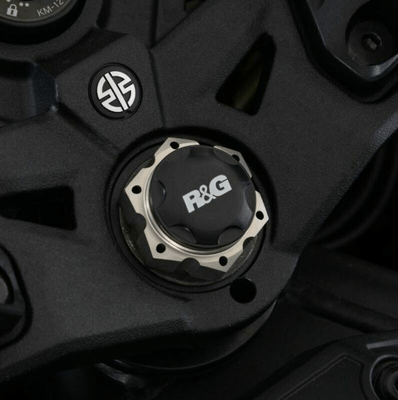 Pièces Quad & Motos - Equipement véhicule - Insert ecrou de direction R&G RACING noir Kawasaki H2 SX