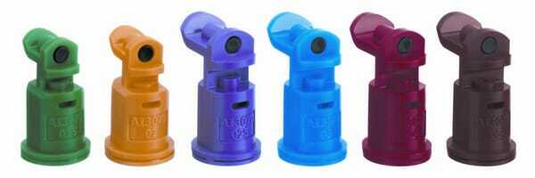 Pièces agricoles - Pièce Pulvérisateur - Buse à double jets A13070 110° 2 jaune plastique TeeJet