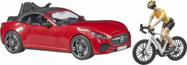 Loisirs - Jouets - Roadster avec 1 vélo de route et cycliste