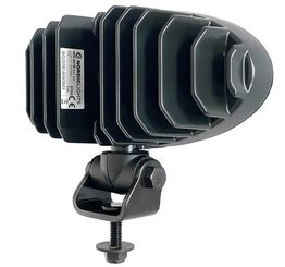 Pièces agricoles - Eclairage - Phare de travail LED, 32W, 3500lm, ovale, 12/24V, blanc, boulonné, tête pivotante, 180x126x72mm,Deutsch 2 broches, Flood, 6 LED