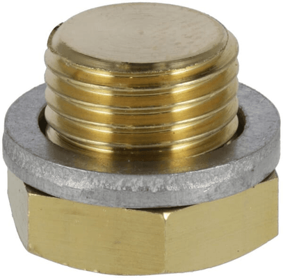Pièces agricoles - Hydraulique - Bouchon JET/K/KV 1/4" laiton