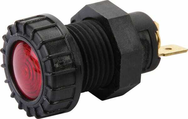 Pièces agricoles - Eclairage - Feu d'avertissement Halogène, rond, 12/24V, rouge, à boulonner, borne à lame, Hella