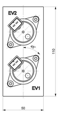Pièces agricoles - Hydraulique - Soupape d.réduction 2XProp12dc