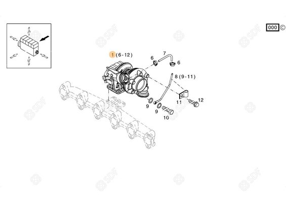 Pièces agricoles - Pieces moteur - turbocompresseur Deutz-Fahr origine