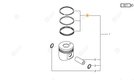 JEU DE SEGM.PISTON Deutz-Fahr origine