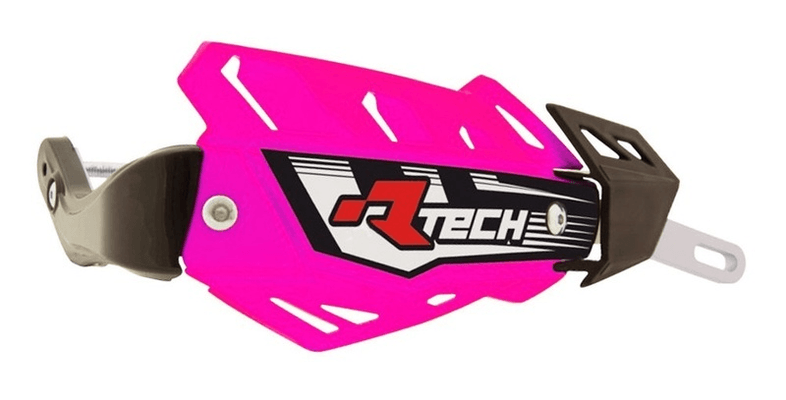 Pièces Quad & Motos - Plastiques - Protège-mains RACETECH FLX rose avec renfort alu