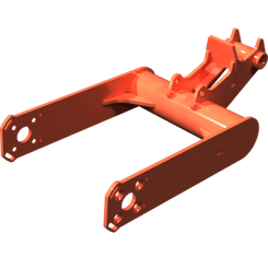 Pièces agricoles - Pièce divers - bras oscillant soudé -peint-