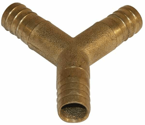 Pièces agricoles - Hydraulique - Conn. en Y 5/8" en laiton