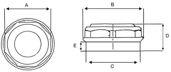 Pièces agricoles - Pièce divers - Wheel cap set M160x2 (x2)