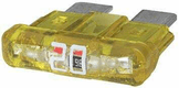Fusible lame standard 12V 20A longueur 18,8mm jaune pack 10x Hella
