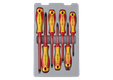 Jeu de 7 tournevis électricien 1000V Pozidriv et plats