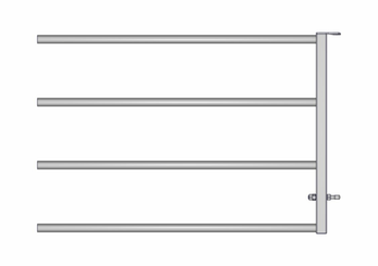 Materiels - Cage de contention - PACK DE 12 AVANTS PANNEAU EX4 L.1.65M