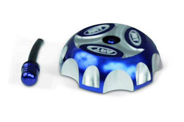 Pièces Quad & Motos - Equipement véhicule - Bouchon de réservoir ART alu bleu quad