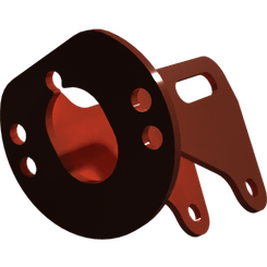 Pièces agricoles - Pièce divers - support verin soudé -peint-