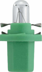 Pièces agricoles - Eclairage - Ampoule Bax8,5d - 12V-2W verte
