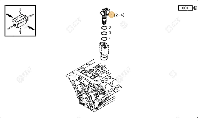 Pièces agricoles - Pieces moteur - POMPE INJECTION