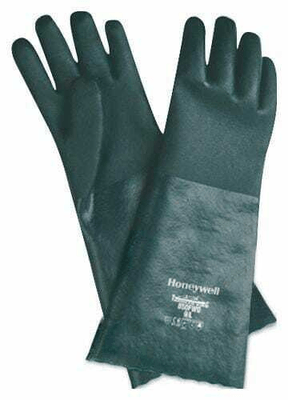 Vêtements et protections - Equipement - Gants de travail verts enduits de PVC M