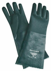 Vêtements et protections - Equipement - Gants de travail verts enduits de PVC M