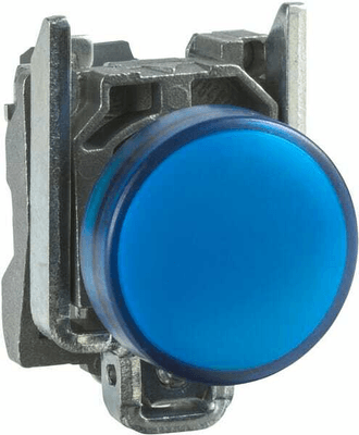Pièces agricoles - Electricité - Voyant lumineux bleu,24V, complet