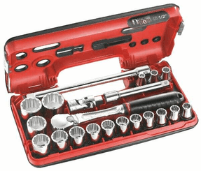 Outils - Outils divers - Jeu de douilles 12 pans, 1/2", métrique