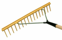 Râteau de jardin 640mm 16dents