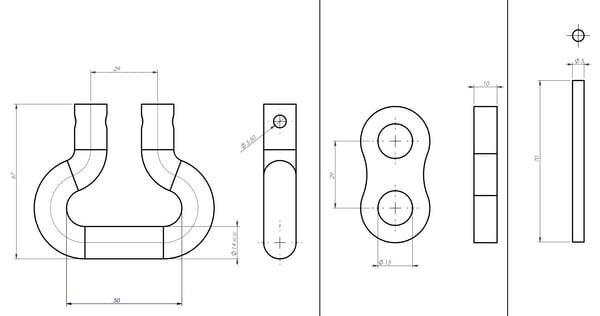 Pièces agricoles - Fertilisation & Lisier - Chain connector 14x50