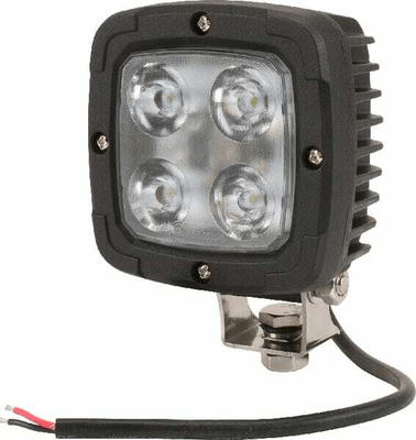 Pièces agricoles - Eclairage - Phare de travail LED carré 40W 4000lm, 10-30V, 98.5x63.4x98.5mm,très longue portée Kramp