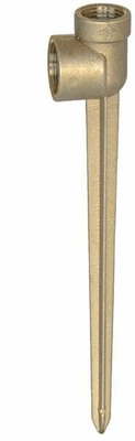 Pièces agricoles - Hydraulique - Pointe en laiton, arroseur F1/2" - tuyau F3/4"