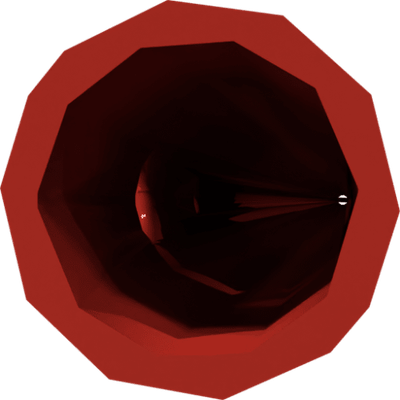 Pièces agricoles - Pièce divers - tube de support peint