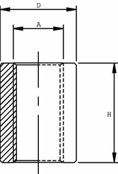 Pièces agricoles - Hydraulique - Raccord a souder double 1/2