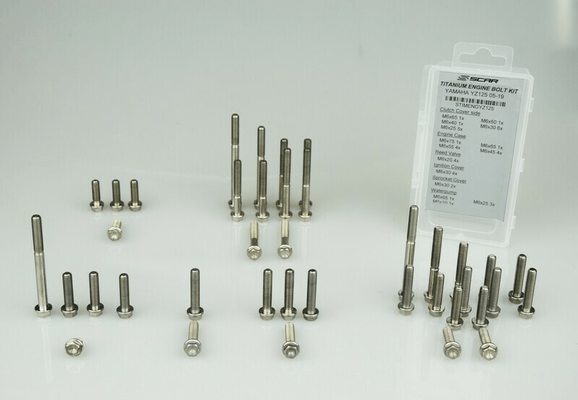 Pièces Quad & Motos - Equipement véhicule - Kit vis moteur SCAR 43 vis titane