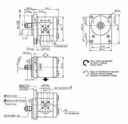 Pièces agricoles - Hydraulique - Pompe hydraulique AZPF-11-016RCB20MB Bosch Rexroth
