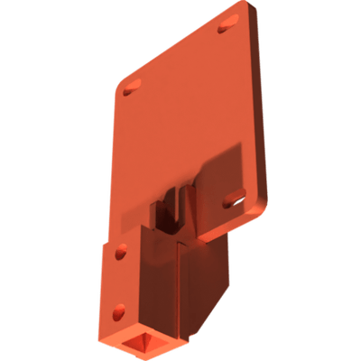 Pièces agricoles - Pièce divers - support soudé -peint-