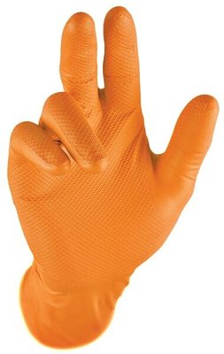 Vêtements et protections - Equipement - Gants nitrile Ambi Grip 67-246 orange T9