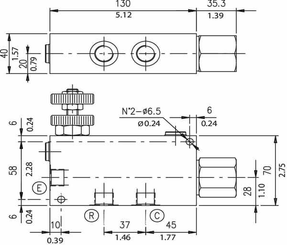 Pièces agricoles - Hydraulique - Clapet de régulation de pression en acier