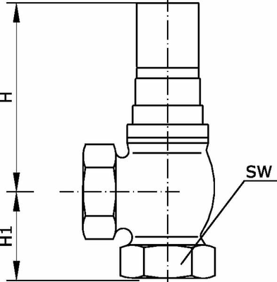 Pièces agricoles - Pièce pneumatique - Soupape sécu 3/4" 2 - 12 bars