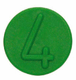 Clips de marquage 4 vert