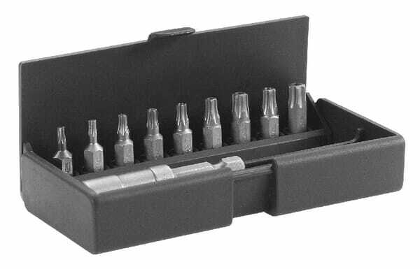 Outils - Outils divers - Jeu boite 9 embouts vissage tx