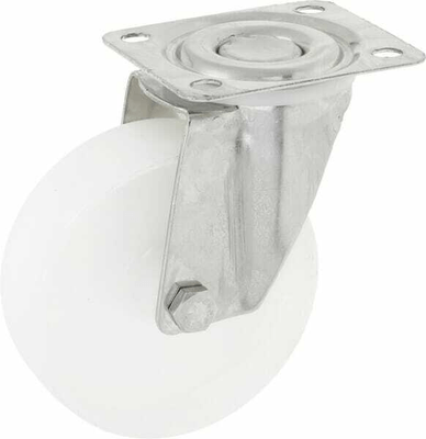 Pièces agricoles - Outils atelier - Roue pivotante, roue en polyamide : Ø125x40mm, Fixation de plaque: 105x85mm Load: 150kg, Ro-Carr