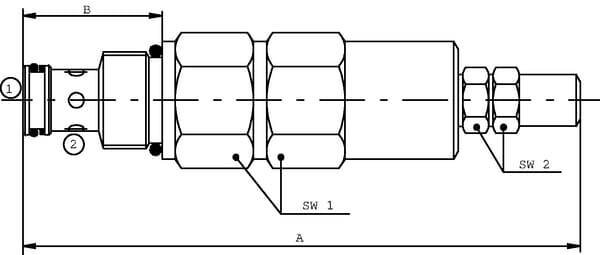 Pièces agricoles - Hydraulique - Soupape de décharge FPM D S10-C-P-35 CN