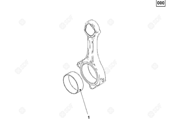 Pièces agricoles - Pieces moteur - coussinet (en bronze)