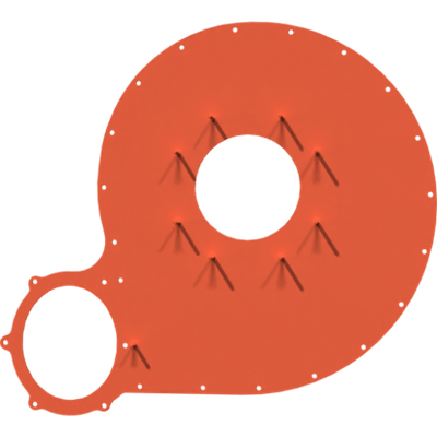 Pièces agricoles - Pièce divers - fond de panier de ventilateur soudé