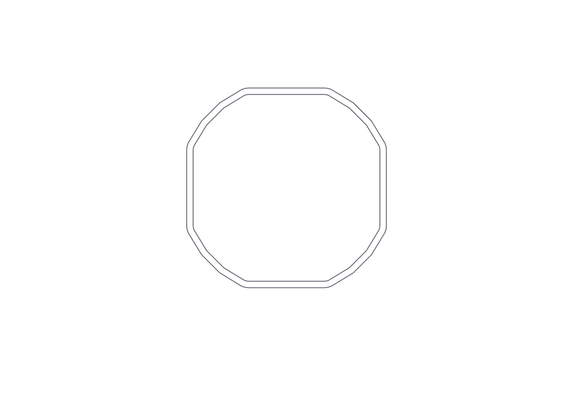 Materiels - Accessoires 20Kg-30Kg - TUBE TREFLE D.102 L. 3.45M E.3MM