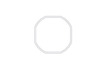 Materiels - Accessoires 20Kg-30Kg - TUBE TREFLE D.102 L. 3.45M E.3MM