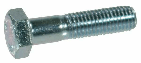 Pièces agricoles - Fasteners - Boulon hexagonal partiellement fileté M10x70 8.8 zing