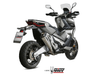 Silencieux MIVV Delta Race inox /casquette carbone Honda X-ADV 750