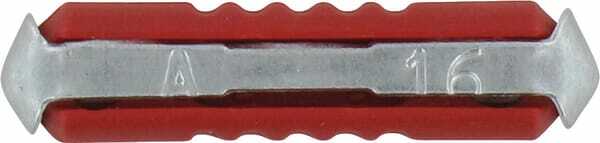 Pièces agricoles - Eclairage - Fusible stéatite 16A longueur 25mm rouge pack 100x iMaXX
