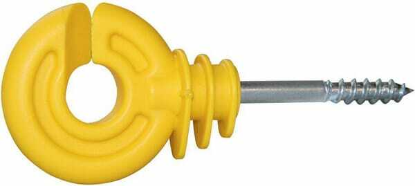Pièces agricoles - Cloture,Jardin & Sylviculture - Isolateur annulaire jaune 25pc