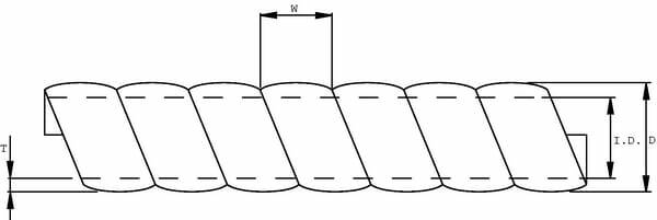 Pièces agricoles - Hydraulique - spirale protection 16 mm 24m